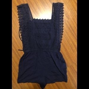 Andree Blue navy romper A7